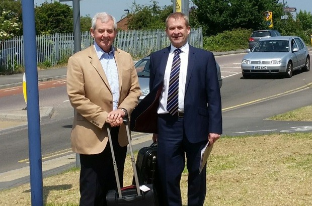 Commissioners Peter Donaldson and John Hannett