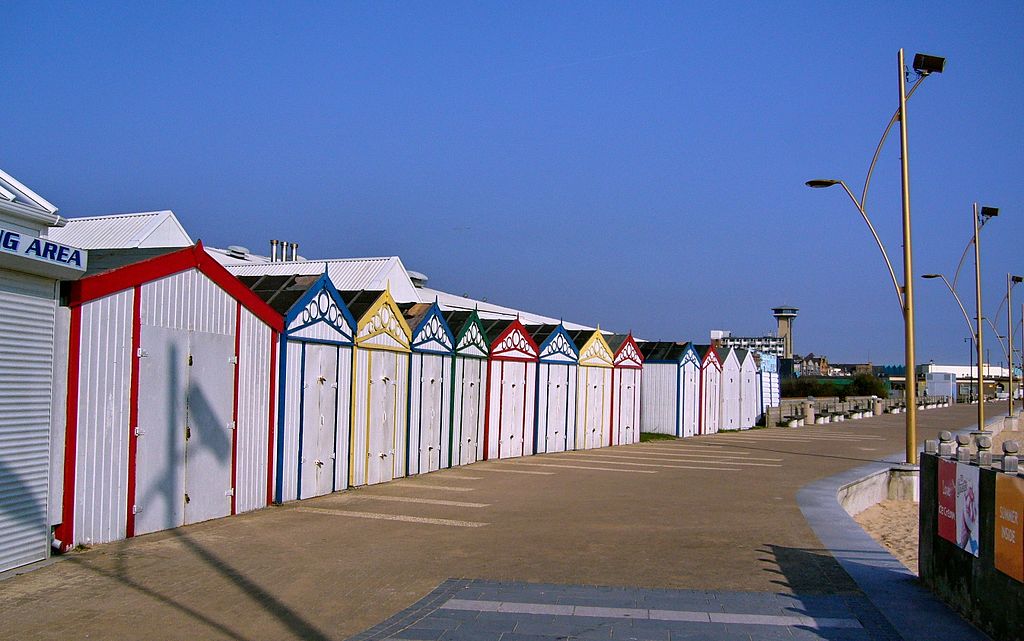 Beach huts in great yarmouth